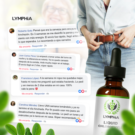 Gotas de Clorofila Lymphia® | Desintoxicación Natural