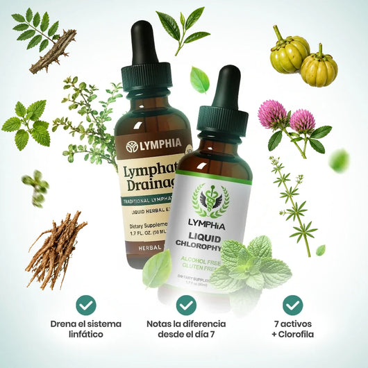 Gotas Lymphia® | Pack Reset (Linfático+Clorofila)