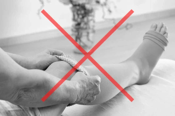 ❌ ELEVAR LAS PIERNAS / MEDIAS DECOMPRESIÓN